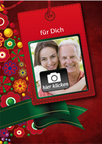 Weihnachtsbaum mit Foto