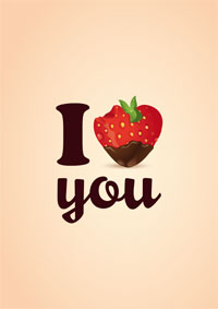 I love you (Erdbeere)