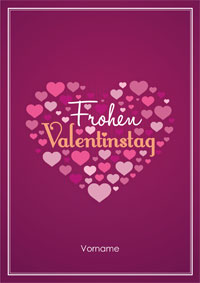 Frohen Valentinstag