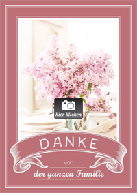 Dankeskarte mit Ihrem Foto