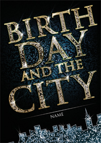 Birthday and the City (gold)