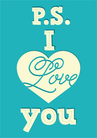 PS I love you (türkis)