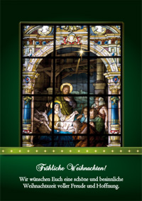 Christi Geburt: Adventskarte