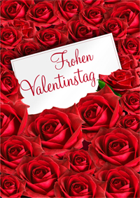 Ein Rosenmeer zum Valentinstag