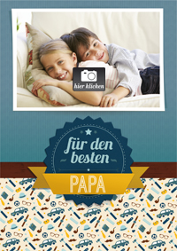 Vatertagskarte mit Foto