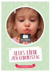 Geburtstagskarte Alles Liebe