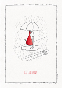 Küsschen im Regen