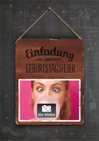 Einladung zu meiner Geburtstagsfeier