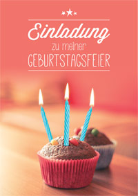 Einladung zu meiner Geburtstagsfeier