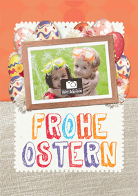 Ihr Foto als Osterkarte