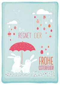 Es regnet Eier, frohe Osterfeier