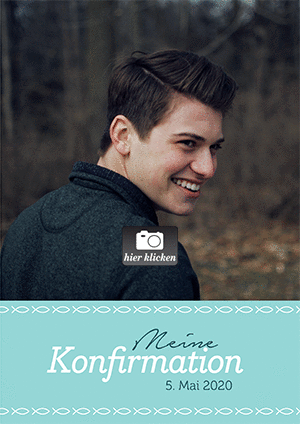 Meine Konfirmation (türkis)