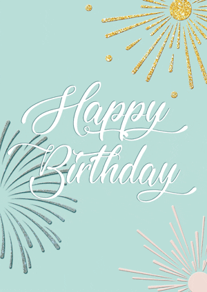 Geburtstagskarte - Happy birthday